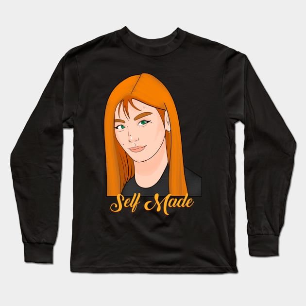 Self Made Long Sleeve T-Shirt by Eleyna Morris Apparel